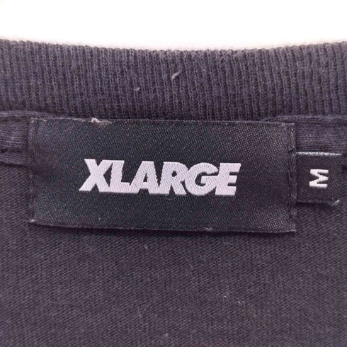 エクストララージ XLARGE プリントロゴ クルーネック Tシャツ メンズ import:M