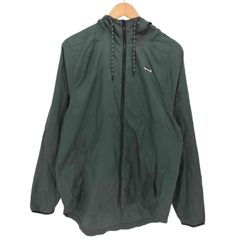 ハーレー Hurley ナイロン ジップアップ フーディー ジャケット メンズ import:M