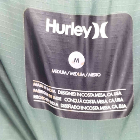 ハーレー Hurley ナイロン ジップアップ フーディー ジャケット メンズ import:M