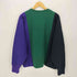 チャンピオン Champion REVERSE WEAVE リバースウイーブ クレイジーパンターン ドッキング スウェット メンズ import:L
