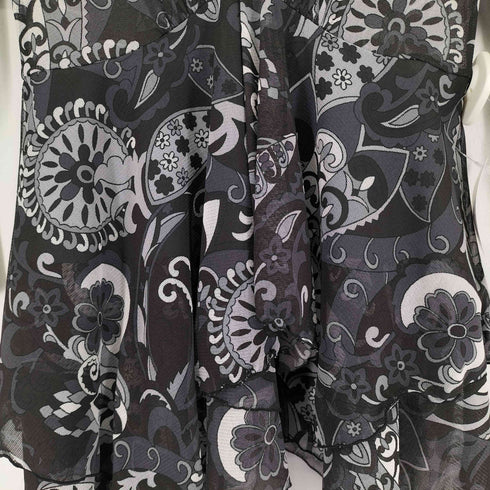 トルネードマート TORNADO MART 花柄シアーブラウス レディース