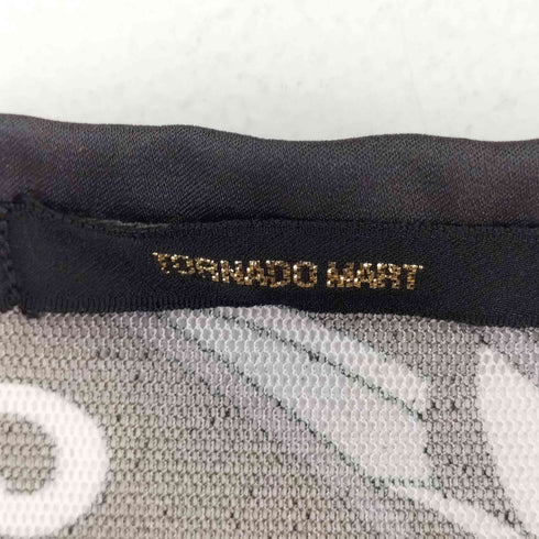 トルネードマート TORNADO MART 花柄シアーブラウス レディース