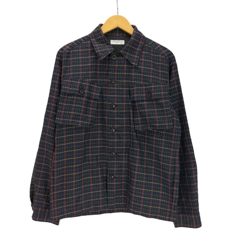 トゥモローランド TOMORROWLAND 19SS シルク シアサッカー デザイン ブルゾン フィールド チェック ジャケット メンズ JPN:S