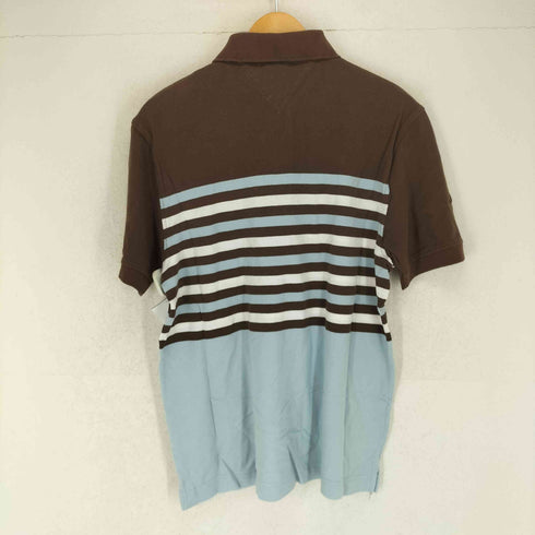 トミーヒルフィガー TOMMY HILFIGER ボーダー柄ポロシャツ メンズ M