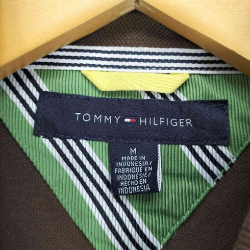 トミーヒルフィガー TOMMY HILFIGER ボーダー柄ポロシャツ メンズ M