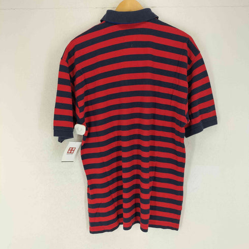 トミーヒルフィガー TOMMY HILFIGER ボーダー柄ポロシャツ メンズ L