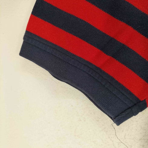 トミーヒルフィガー TOMMY HILFIGER ボーダー柄ポロシャツ メンズ L