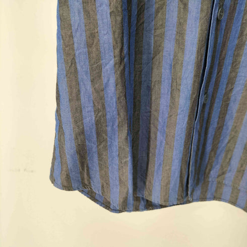 アニエスベーオム Agnes b.homme 90s MADE IN FRANCE コットンストライプ半袖シャツ メンズ 38