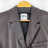 ザラ ZARA フェイクレザー テーラードジャケット レディース import:M