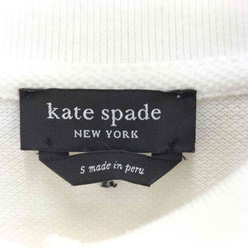 ケイトスペード Kate spade スペード柄 鹿の子ポロシャツ レディース JPN:S
