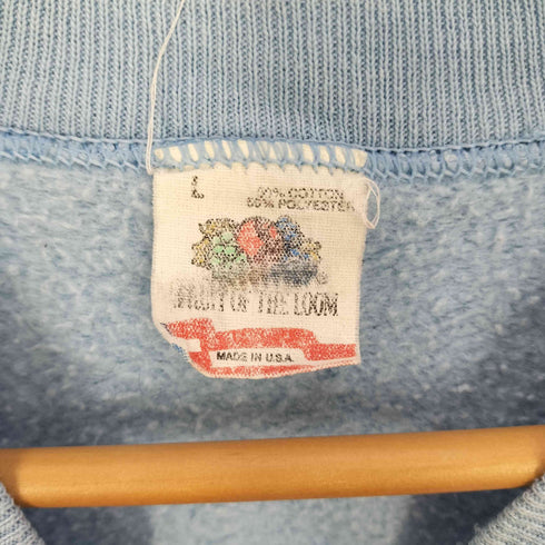 フルーツオブザルーム FRUIT OF THE LOOM 90S USA製 ラバープリント ラグランスウェット メンズ import:L