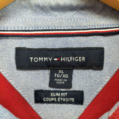 トミーヒルフィガー TOMMY HILFIGER SLIMFIT ポロシャツ メンズ XL