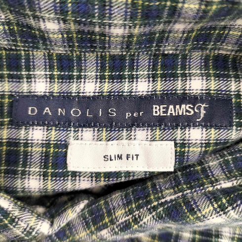 ビームスエフ BEAMS F danolis slim fit イタリア製 シャツ メンズ JPN:M