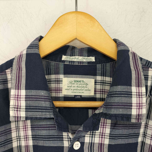 schiatti チェックシャツ メンズ JPN:L