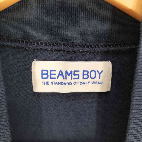 ビームスボーイ BEAMS BOY モックネック ギャザー ロングスリーブ レディース