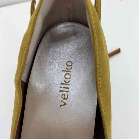 velikoko ストラップ スウェード ヒール パンプス レディース JPN:24