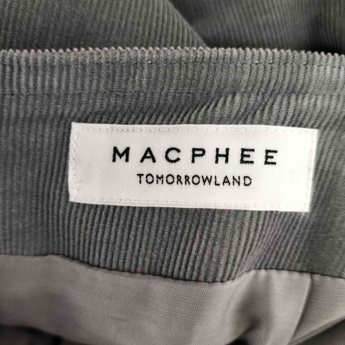 マカフィー MACPHEE コットンコーデュロイ Iラインマキシスカート レディース JPN:36
