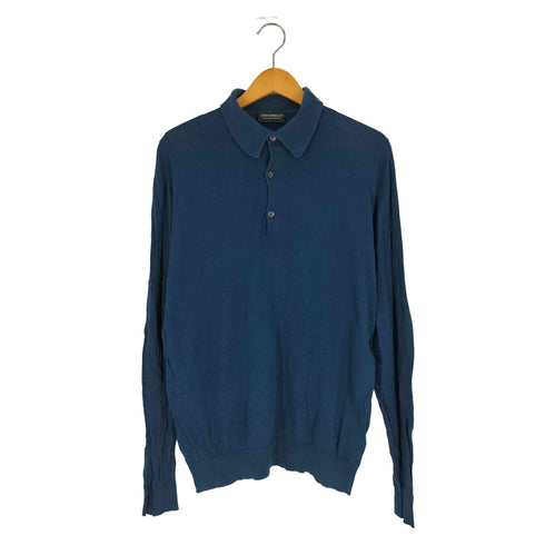 ジョンスメドレー JOHN SMEDLEY コットンニットポロ メンズ import:L