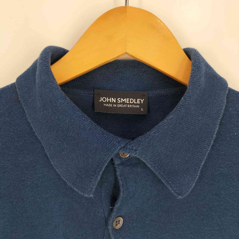 ジョンスメドレー JOHN SMEDLEY コットンニットポロ メンズ import:L