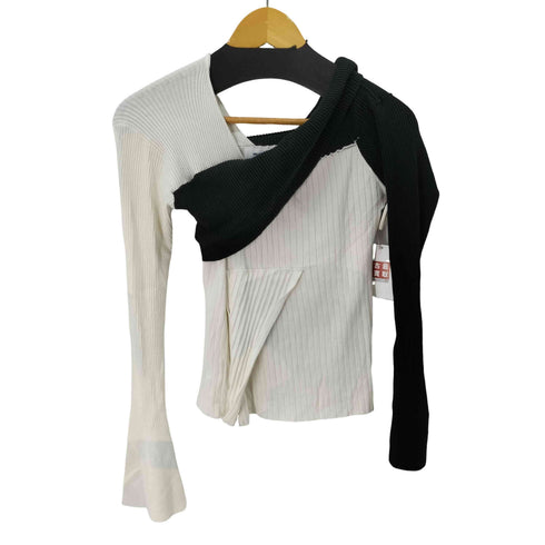 メルトザレディ Melt the lady bicolor knit tops レディース FREE