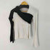 メルトザレディ Melt the lady bicolor knit tops レディース FREE