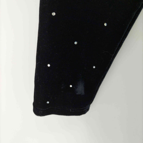 ザラ ZARA スパンコール ベロア カシュクールワンピース レディース import:S
