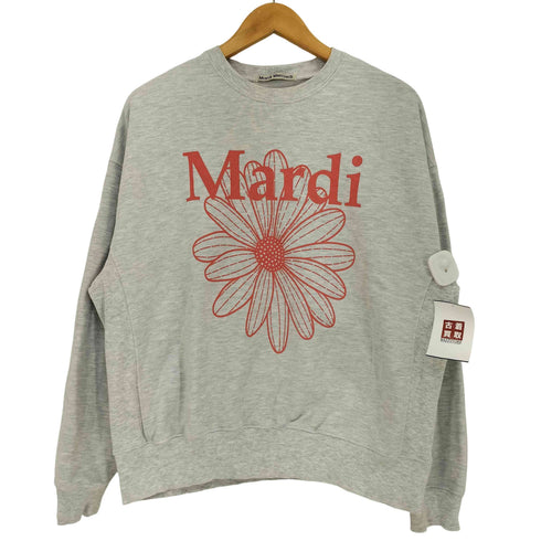 マルディメクルディ Mardi Mercredi フラワーロゴプリントスウェット レディース