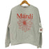 マルディメクルディ Mardi Mercredi フラワーロゴプリントスウェット レディース