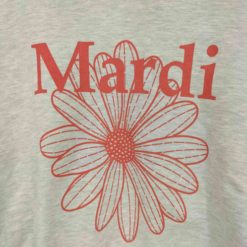 マルディメクルディ Mardi Mercredi フラワーロゴプリントスウェット レディース