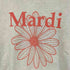 マルディメクルディ Mardi Mercredi フラワーロゴプリントスウェット レディース