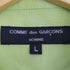 コムデギャルソンオム COMME des GARCONS HOMME 11ss ムラ染め ボーダー生地切替 フロントポケット長袖シャツ メンズ L