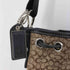 コーチ COACH 00S キャンバス レザー シグネチャー 巾着 ショルダーバッグ 03年製 レディース