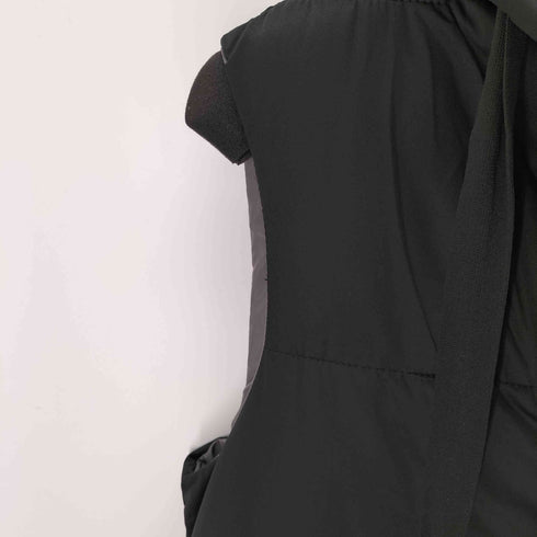 ザラ ZARA リバーシブル 中綿ロングベスト レディース import:M