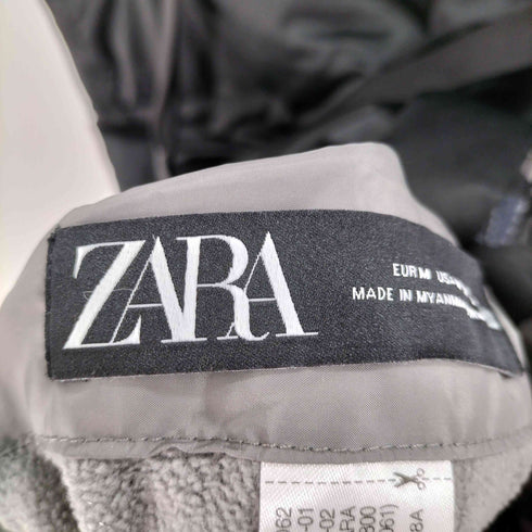 ザラ ZARA リバーシブル 中綿ロングベスト レディース import:M