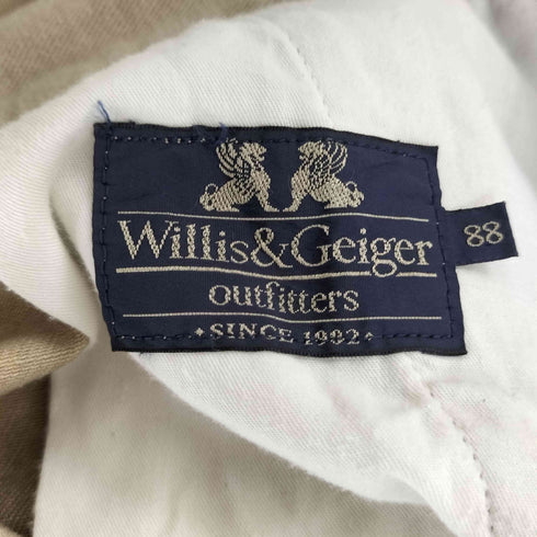 ウィリスアンドガイガー Willis&Geiger コットンワイドパンツ メンズ 88