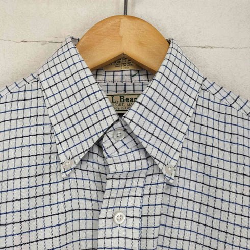 エルエルビーン L.L.Bean 80-90s USA製 チェック柄BDシャツ メンズ 15-33