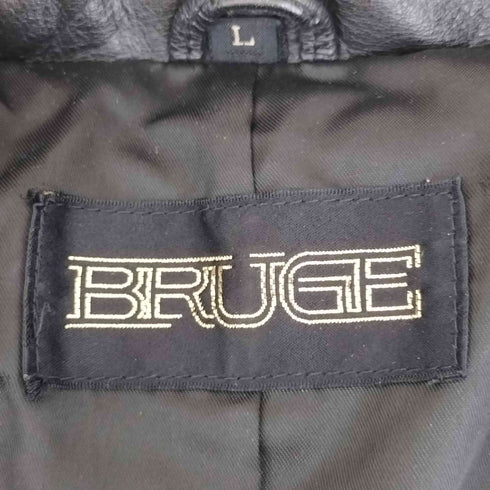 BRUGE カウレザーテーラードハーフコート メンズ JPN:L