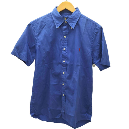 ラルフローレン RALPH LAUREN FEATHER WEIGHT TWILL ポニー 刺繍 B.D S/S ブロード シャツ メンズ import:S