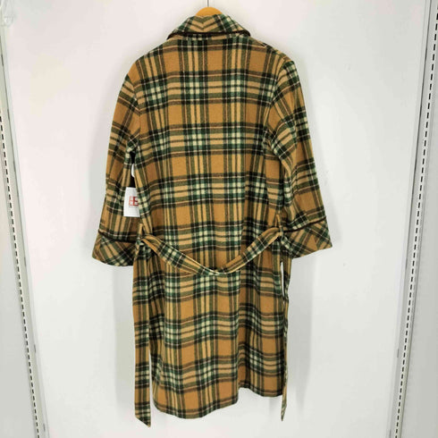 RENOWN NIGHT WEAR 韓国製 ウール混 チェックガウン メンズ M