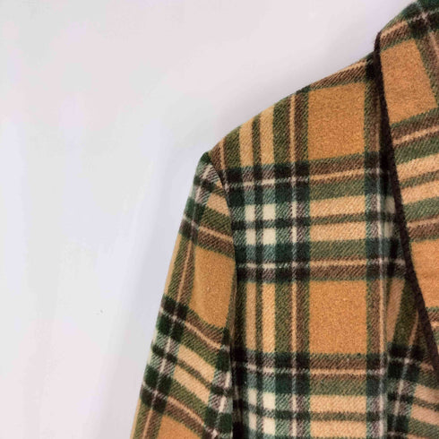 RENOWN NIGHT WEAR 韓国製 ウール混 チェックガウン メンズ M