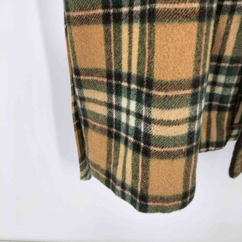 RENOWN NIGHT WEAR 韓国製 ウール混 チェックガウン メンズ M