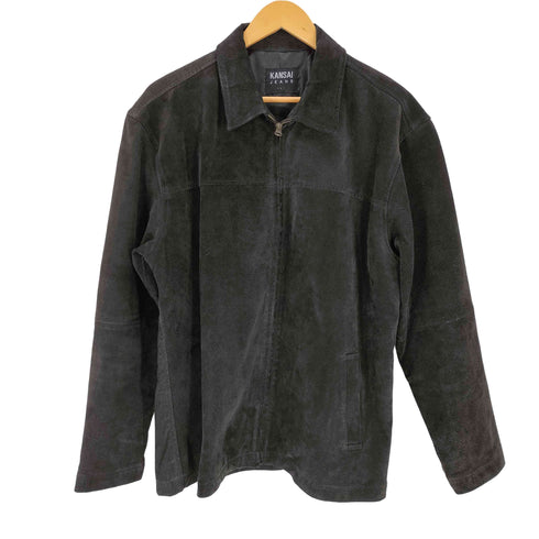 カンサイジーンズ KANSAI JEANS ピッグスキンジップアップブルゾン メンズ JPN:L