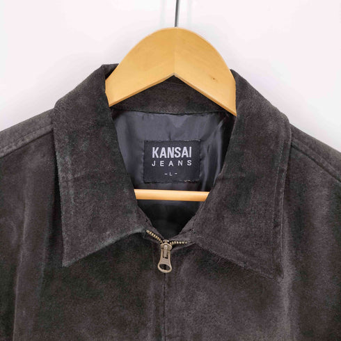 カンサイジーンズ KANSAI JEANS ピッグスキンジップアップブルゾン メンズ JPN:L