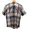 ブラックレーベルクレストブリッジ BLACK LABEL CRESTBRIDGE ロゴ プリント ノバチェック ワイドカラー S/S シャツ メンズ import:S