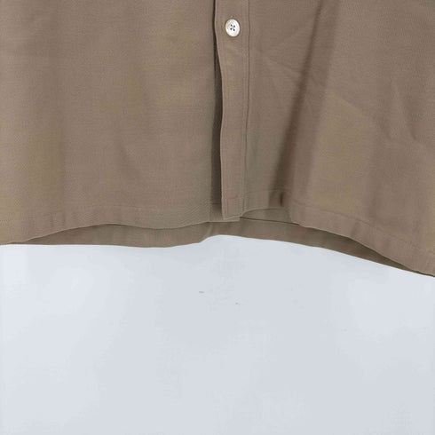 オーラリー AURALEE 19AW HARD TWIST W BARATHEA SHIRTS ハード ツイスト ダブル バラシア シャツ メンズ JPN:1