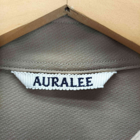 オーラリー AURALEE 19AW HARD TWIST W BARATHEA SHIRTS ハード ツイスト ダブル バラシア シャツ メンズ JPN:1