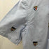 ラルフローレン RALPH LAUREN P アニマル ワッペン 総柄 刺繍 B.D S/S オックスフォード シャツ メンズ import:S