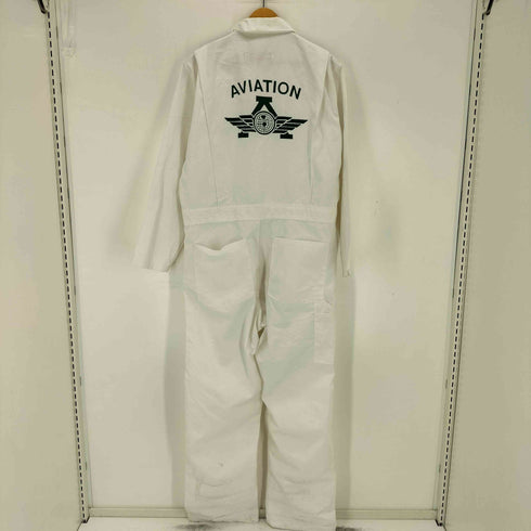 USA製 EWC AVIATION バッグプリント つなぎ メンズ 38 REGULAR