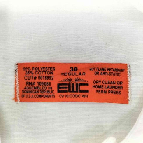 USA製 EWC AVIATION バッグプリント つなぎ メンズ 38 REGULAR