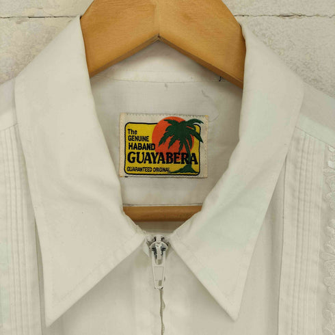 ドグァジャベーラ GUAYABERA 80s ジップキューバシャツ メンズ import:M